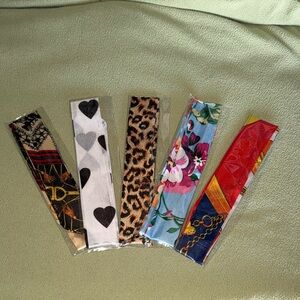 Set of 5 Random Bag Scarfs